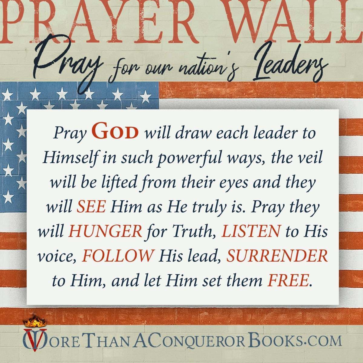 Pray for US&nbsp;Leaders