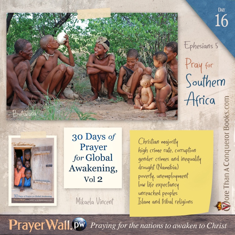Day 16: Southern Africa